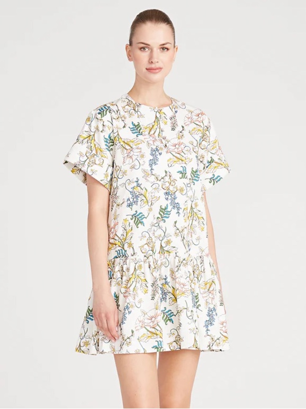 NWT Amur Zazie Floral Mini Shift Dress Womens Size 2